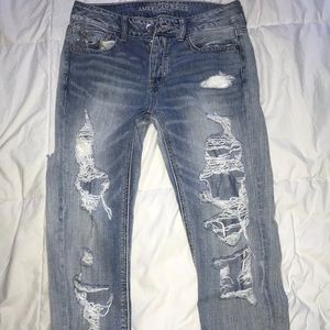 American eagle Tom girl jeans